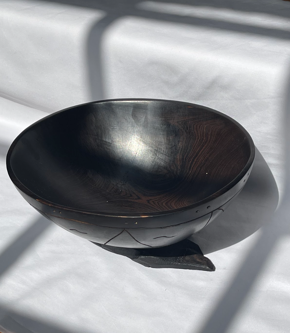 Bol sur Pied Sculpté