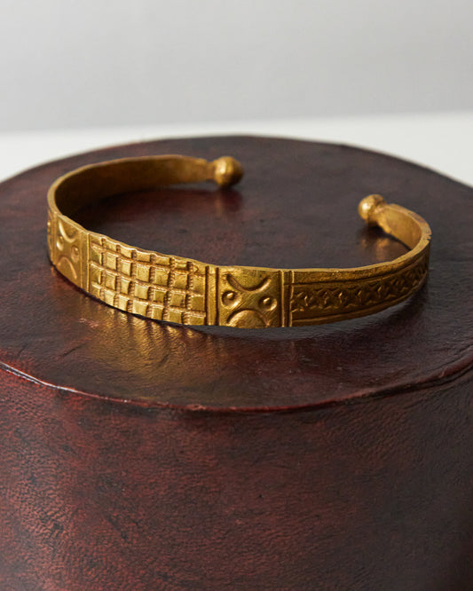 Bracelet Manchette Touareg gravé
